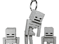 Esqueleto Minecraft - Llavero - Miniatura 1