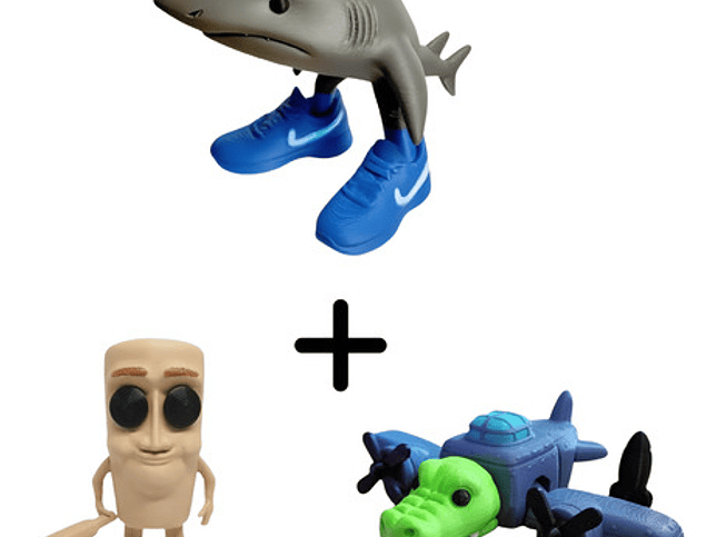 Figuras Italian Brainrot (pack 3 Unidades) 1