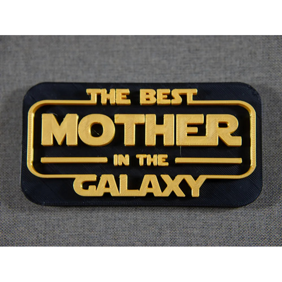 Cuadro Decorativo Mejor Mamá De La Galaxia - Día De La Madre