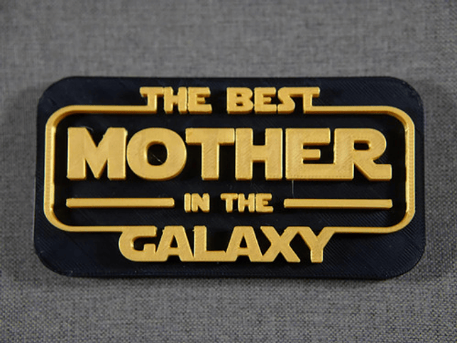 Cuadro Decorativo Mejor Mamá De La Galaxia - Día De La Madre 3