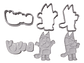 Bluey - Cortador De Galletas (pack 3 Unidades) - Miniatura 1