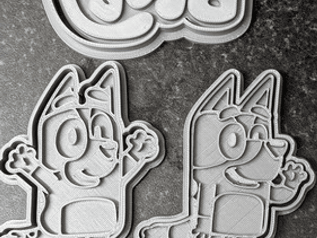 Bluey - Cortador De Galletas (pack 3 Unidades) 2