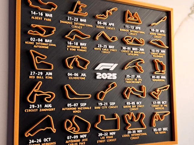 Calendario F1 2025 Genérica - Fórmula 1 3