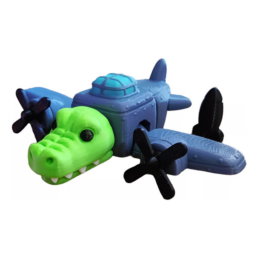 Bombardino Cocodrilo Juguete Figura Brainrot
