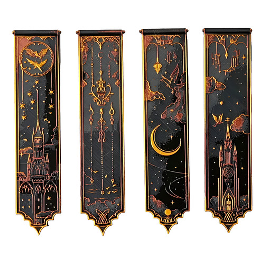 Harry Potter - Marcapáginas (pack 4 Unidades)