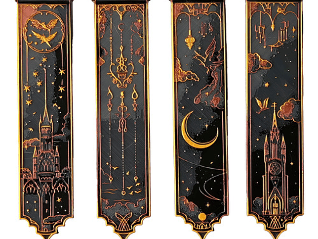 Harry Potter - Marcapáginas (pack 4 Unidades) 1