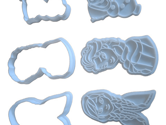 Frozen - Cortador De Galletas (pack 3 Unidades) 1