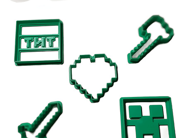 Minecraft  - Cortador De Galletas (pack 5 Unidades) 1