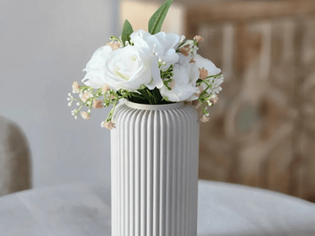 Jarrón Florero Decorativo Hogar 17 Cm Moderno 1