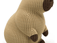 Capibara Impreso En 3d - Diseño Estilo Tejido - Miniatura 5