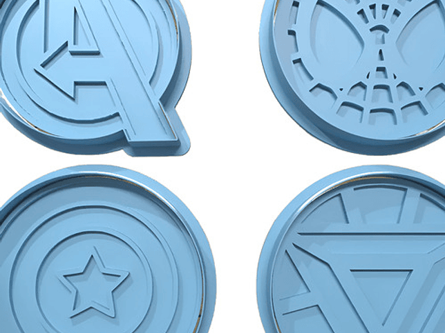 Marvel - Cortador De Galletas (pack 4 Unidades) 1