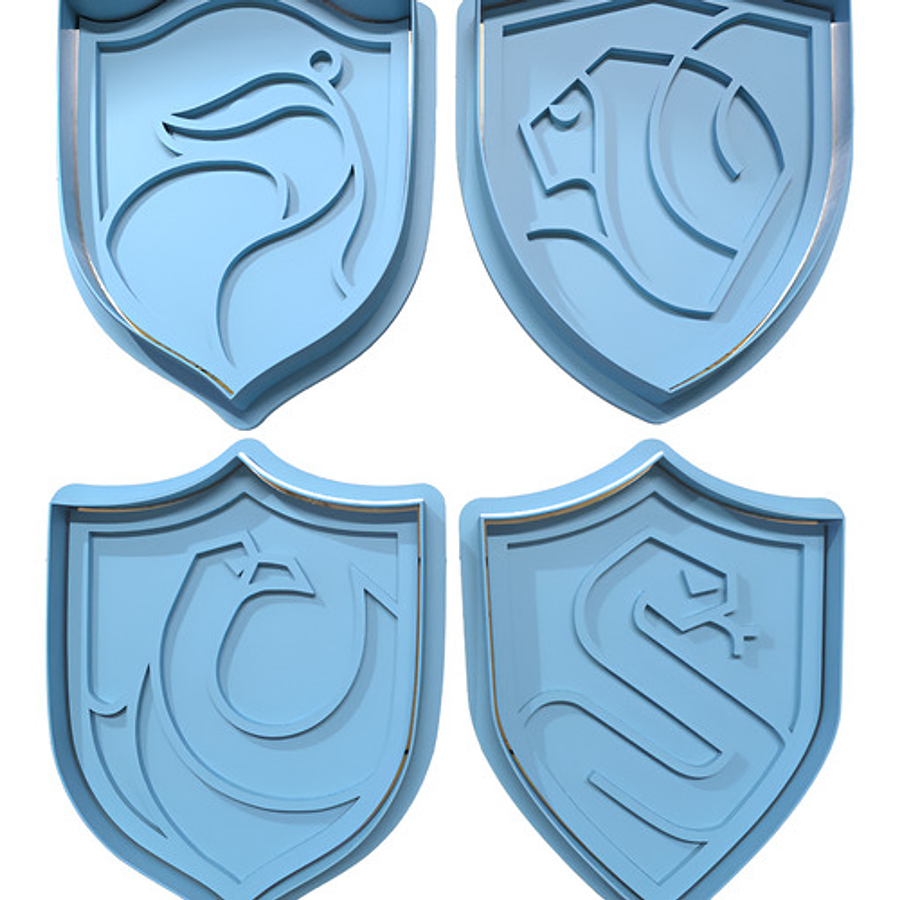 Casas De Harry Potter - Cortador De Galletas