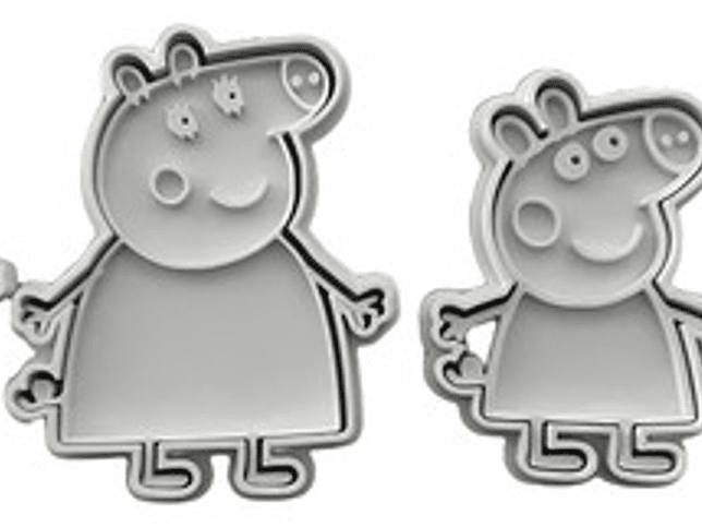 Peppa Pig - Cortador De Galletas (pack 4 Unidades) 1