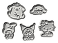 Cortadores Y Sellos De Galletas Sanrio (pack 5 Unidades) - Miniatura 1