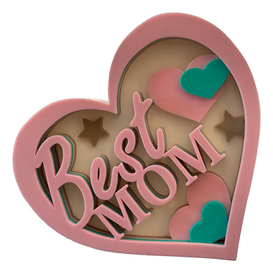 Cuadro Decorativo La Mejor Mamá - Día De La Madre