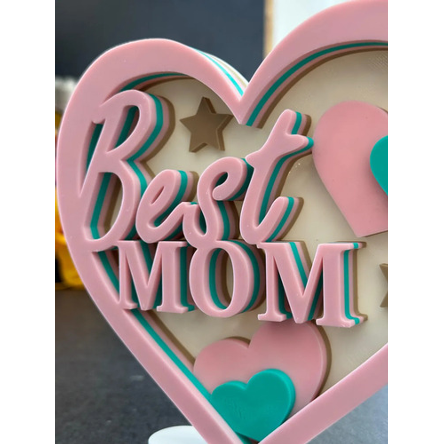 Cuadro Decorativo La Mejor Mamá - Día De La Madre