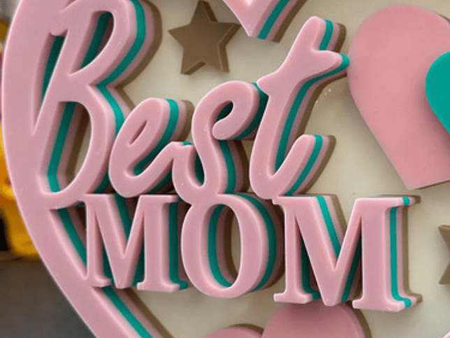 Cuadro Decorativo La Mejor Mamá - Día De La Madre 2