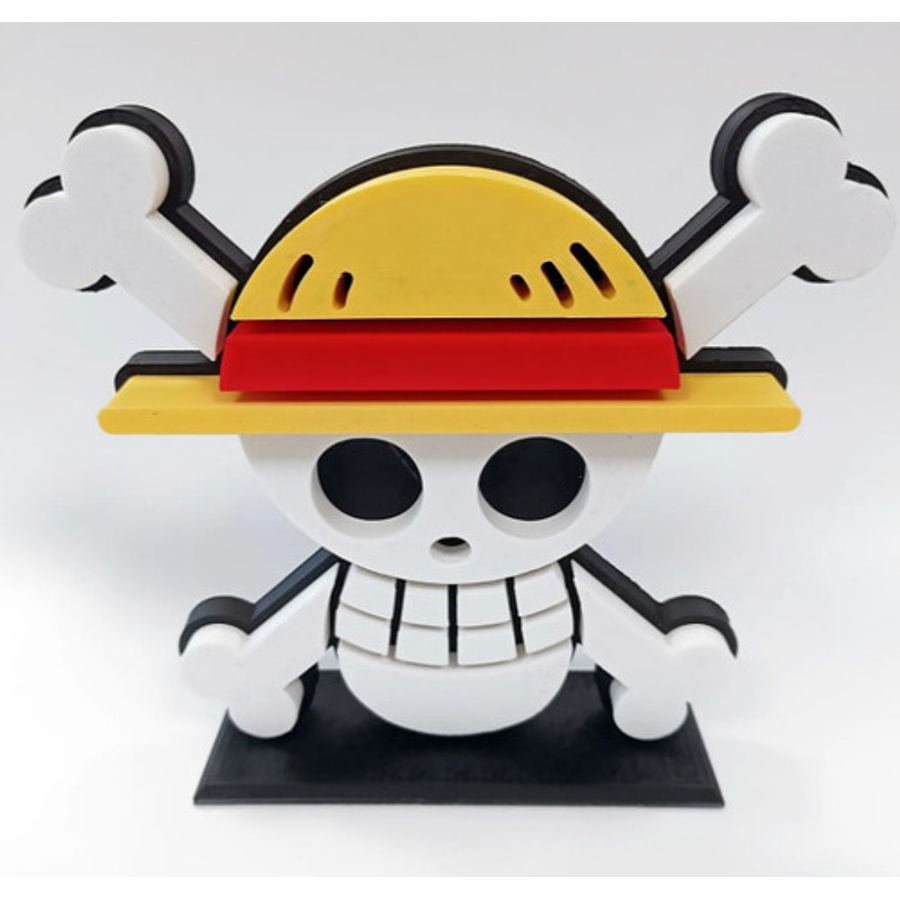 Figura Decorativa De One Piece  Jolly Roger Mugiwara