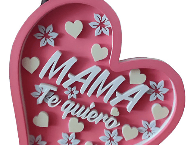 Cuadro Decorativo Mamá, Te Quiero - Día De La Madre 1