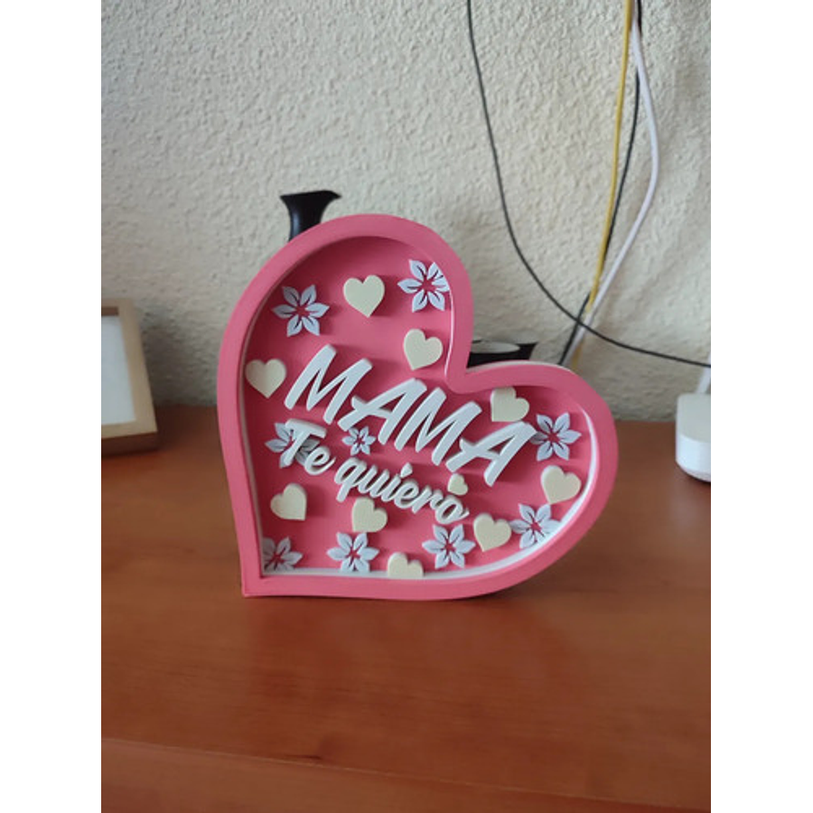 Cuadro Decorativo Mamá, Te Quiero - Día De La Madre