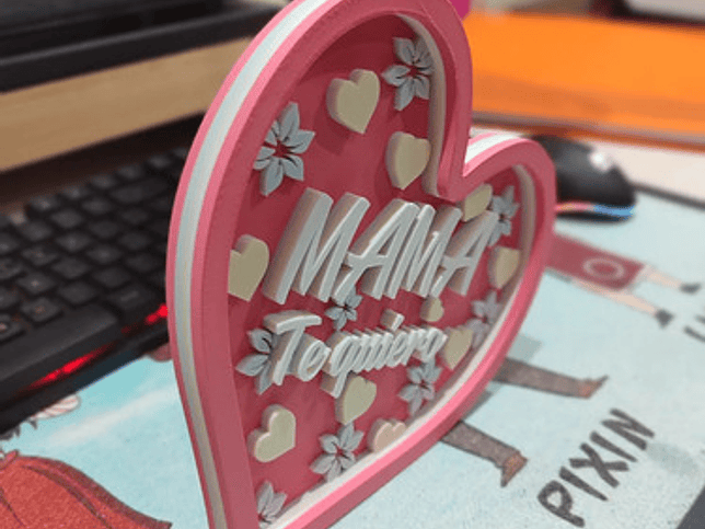 Cuadro Decorativo Mamá, Te Quiero - Día De La Madre 3