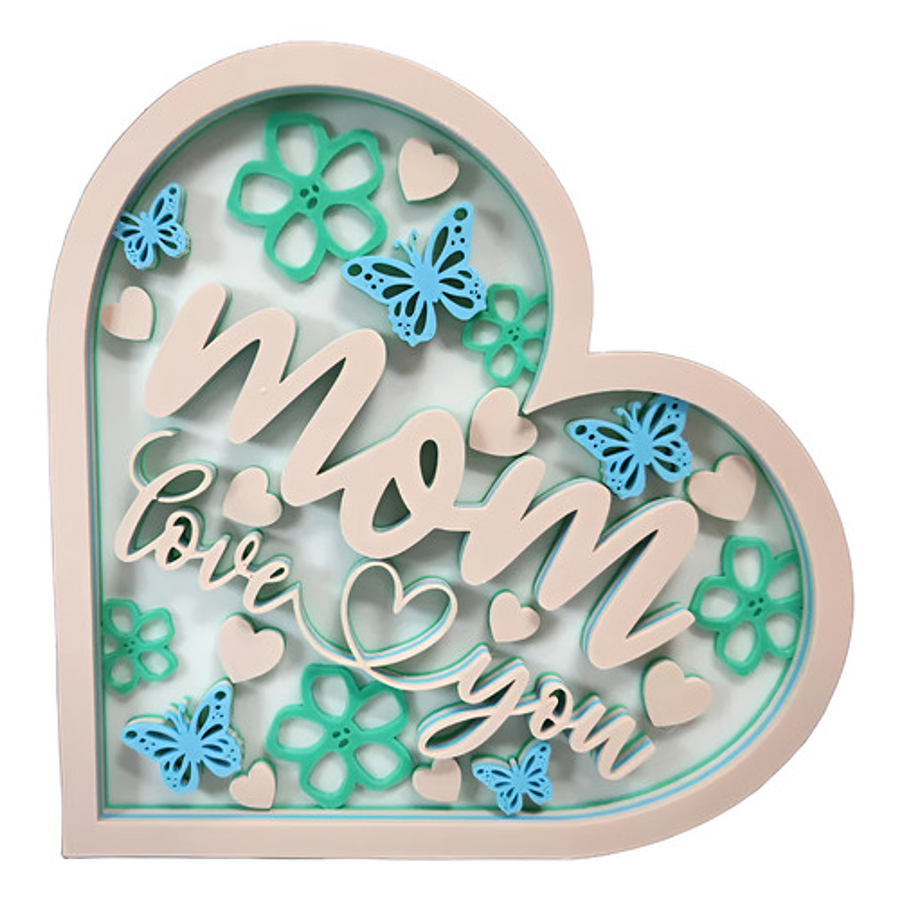 Cuadro Decorativo  Te Amo, Mamá   - Día De La Madre