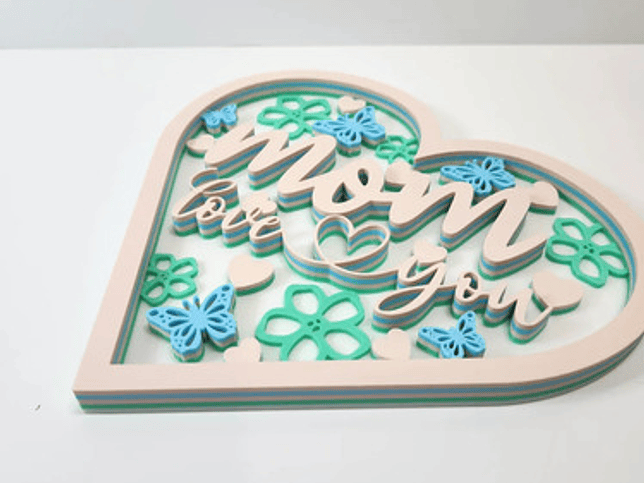 Cuadro Decorativo  Te Amo, Mamá   - Día De La Madre 4