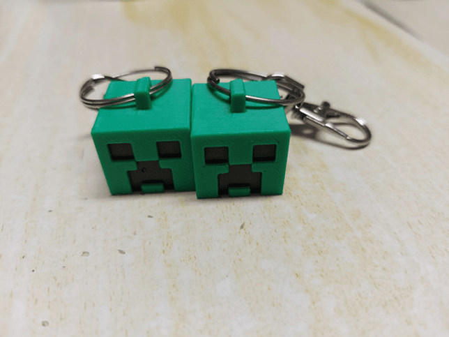 Creeper Minecraft - Llavero 3