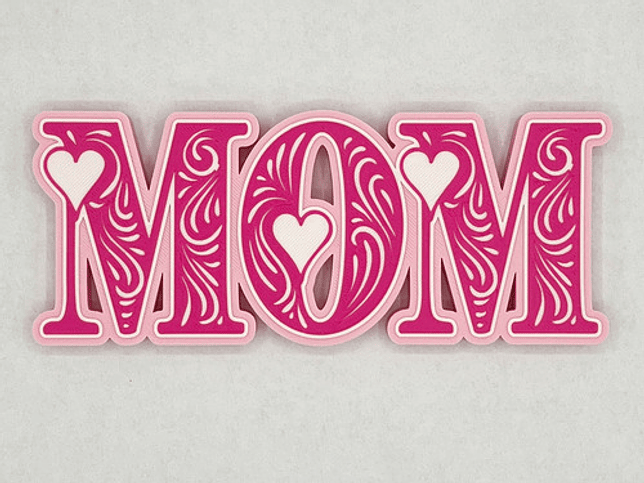 Cuadro Decorativo  Mamá  - Día De La Madre 2