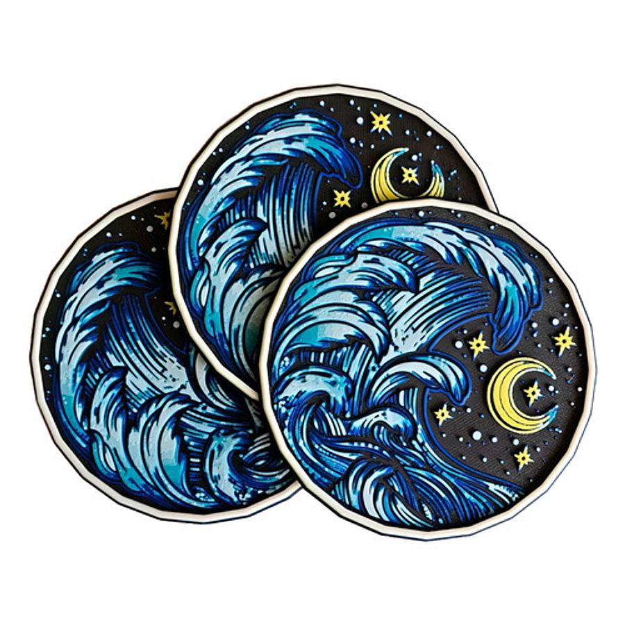 Posavasos - Marea De Luna (3 Unidades)