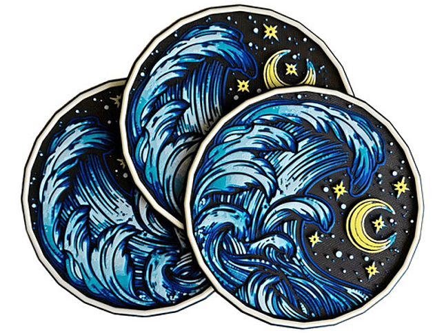 Posavasos - Marea De Luna (3 Unidades) 1