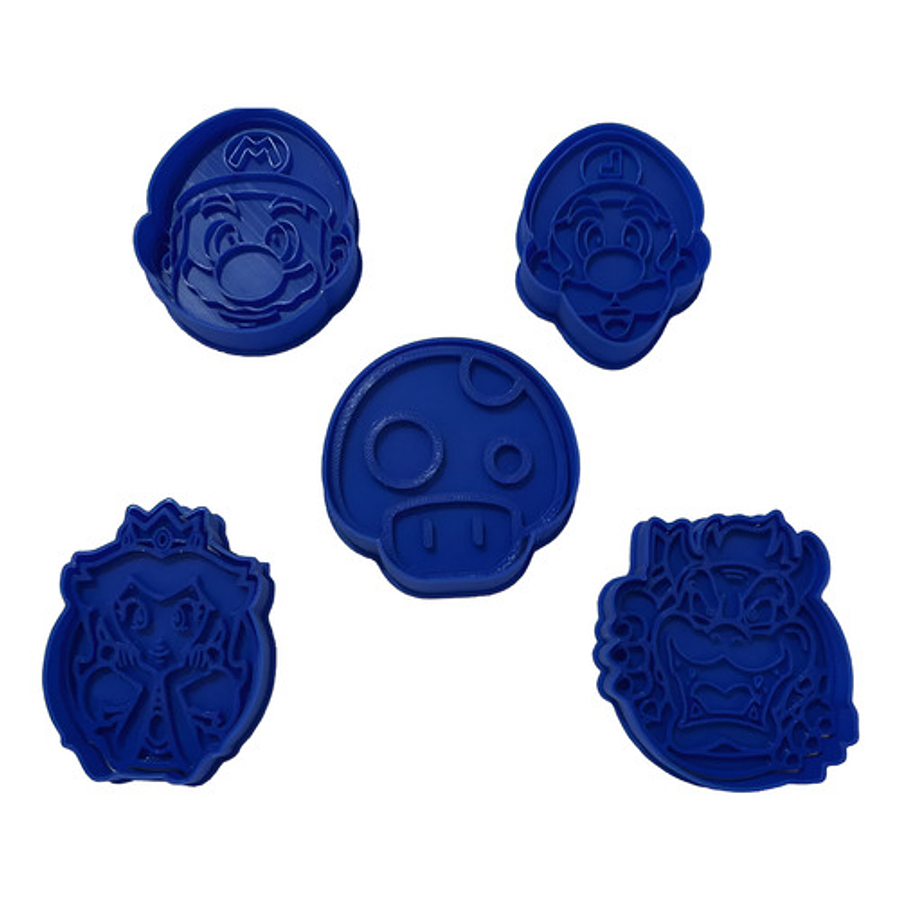 Cortador De Galletas - Mario Bros (pack 5 Unidades)