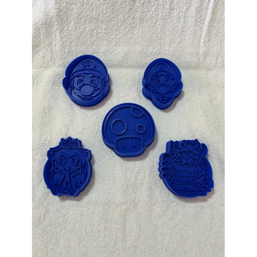 Cortador De Galletas - Mario Bros (pack 5 Unidades)