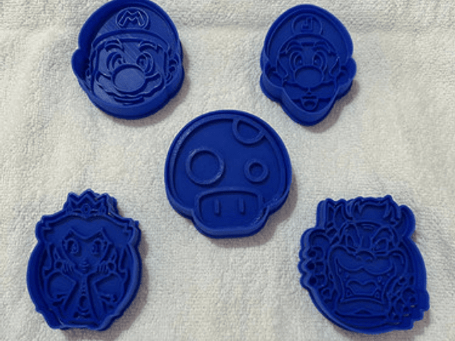 Cortador De Galletas - Mario Bros (pack 5 Unidades) 2