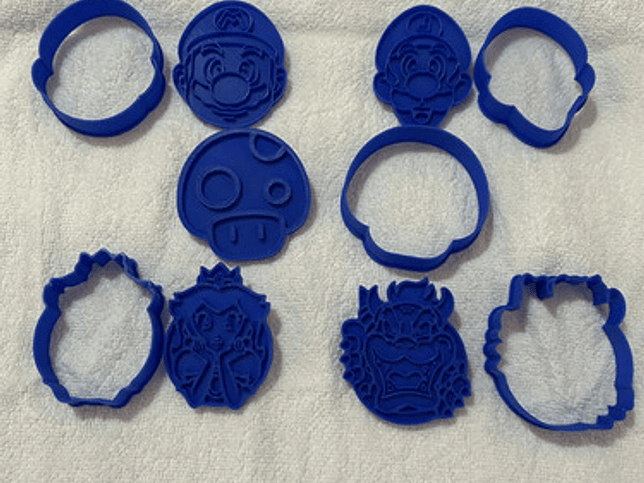 Cortador De Galletas - Mario Bros (pack 5 Unidades) 3