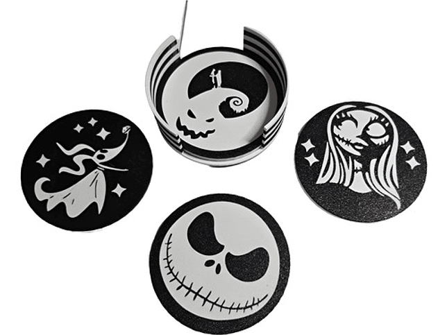 Posavasos - El Extraño Mundo De Jack (4 Unidades) 1