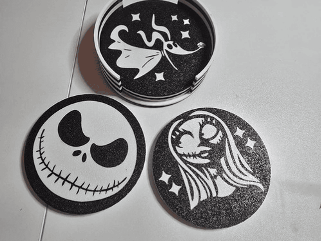 Posavasos - El Extraño Mundo De Jack (4 Unidades) 2