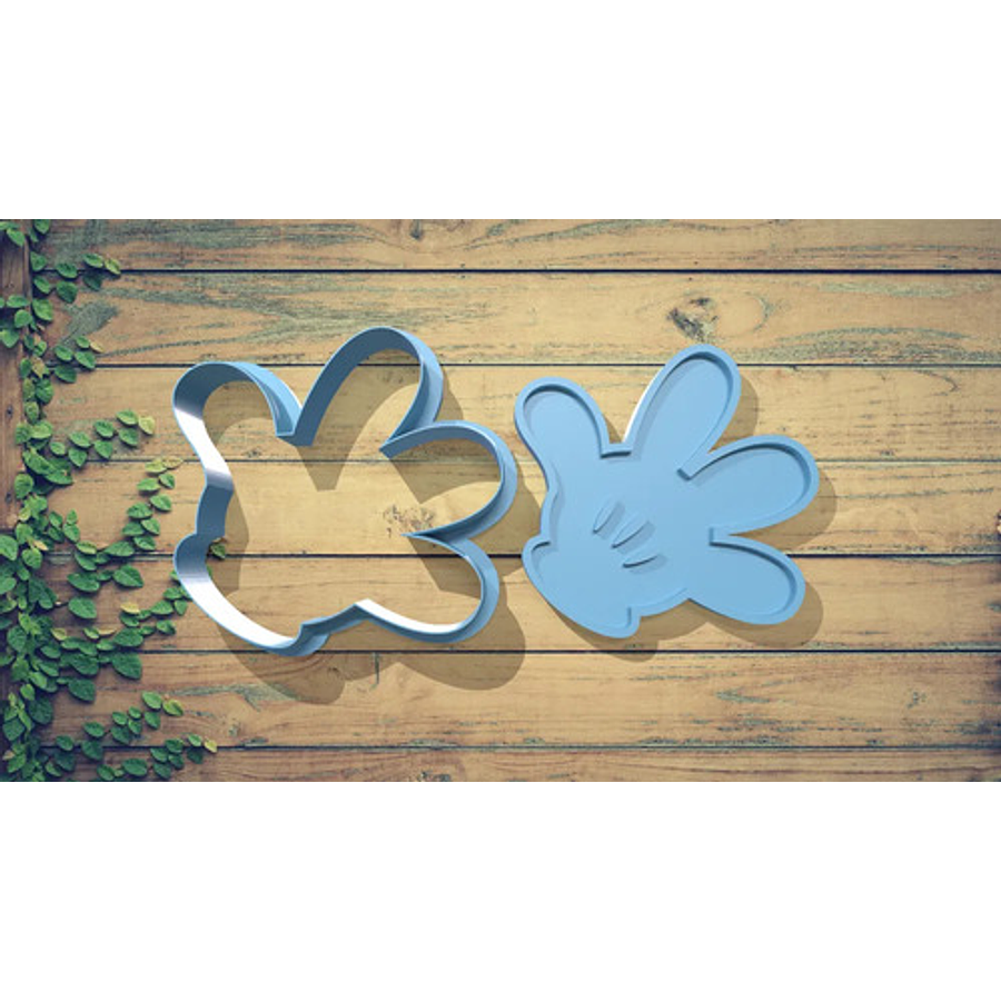 Minnie Y Mickey - Cortador De Galletas (pack 4 Unidades)