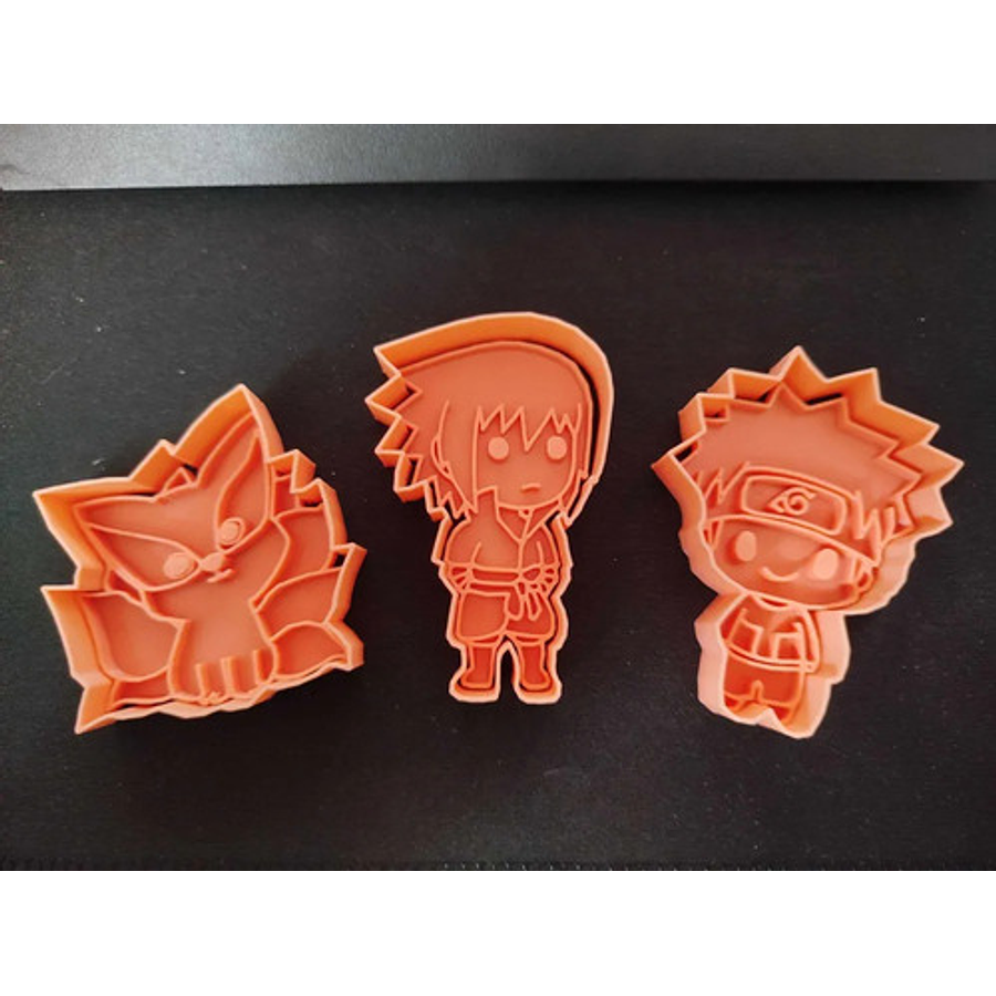 Cortador De Galletas - Naruto (pack 3 Unidades)