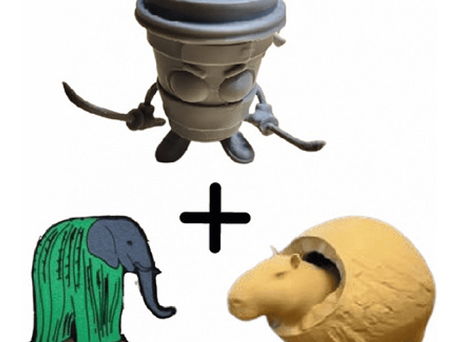 Figura Decorativa Italian Brainrot - Pack (3 Unidades) 1