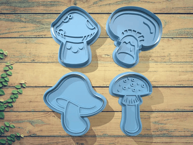 Cortador De Galletas - Diseño Hongos 2