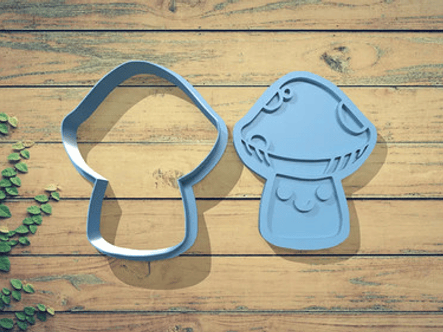 Cortador De Galletas - Diseño Hongos 3