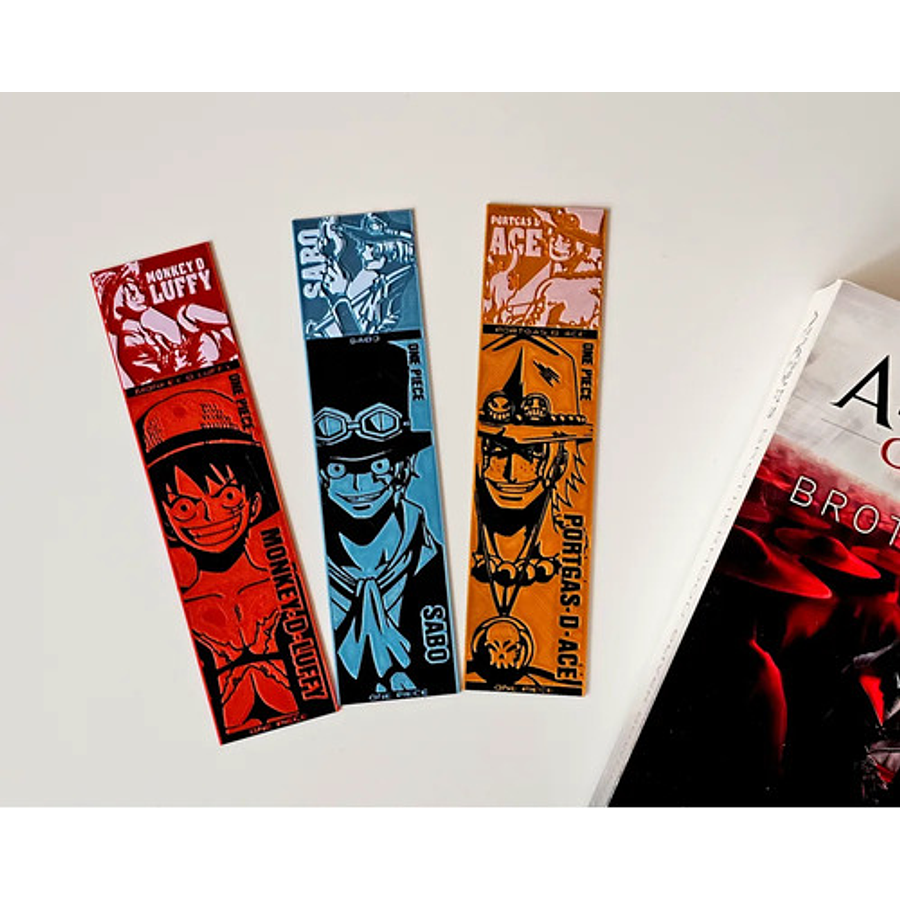 Marcáginas One Piece (3 Unidades)