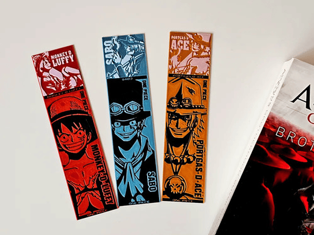 Marcáginas One Piece (3 Unidades) 2