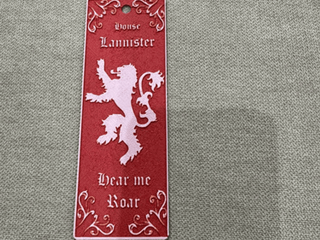 Marcápaginas - Casas Juego De Tronos 21