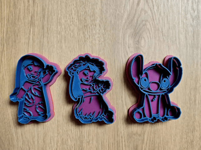 Cortador De Galletas Lilo Y Stitch - (pack 3 Unidades) 2