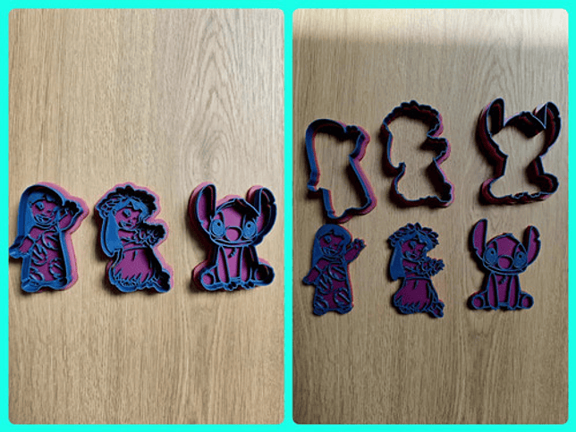 Cortador De Galletas Lilo Y Stitch - (pack 3 Unidades) 3