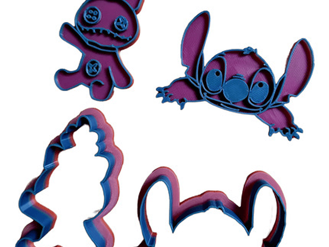 Cortador De Galletas Stitch Y Trapos - (pack 2 Unidades) 1