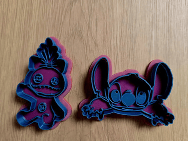 Cortador De Galletas Stitch Y Trapos - (pack 2 Unidades) 2