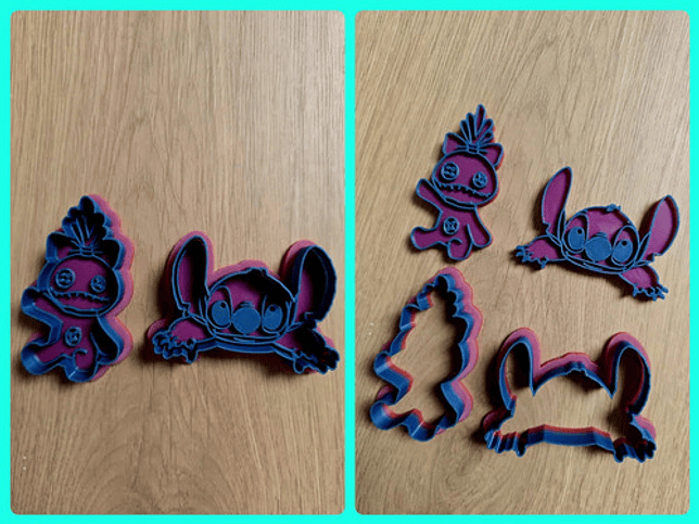 Cortador De Galletas Stitch Y Trapos - (pack 2 Unidades) 3